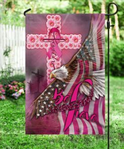 breast cancer awareness believe flag lha1763f 4729