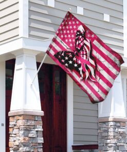 breast cancer awareness flag 1023