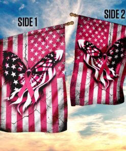 breast cancer awareness flag 1273