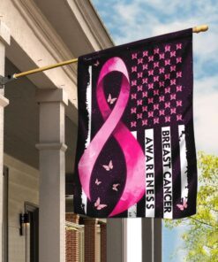 Breast Cancer Awareness Flag