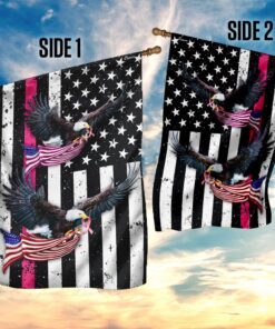 breast cancer awareness flag 7380
