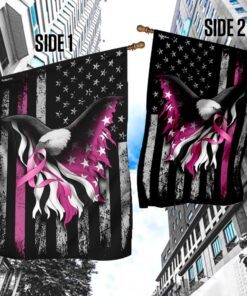 breast cancer awareness flag 7804