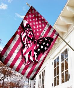 breast cancer awareness flag 8237