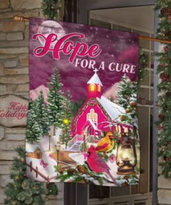 breast cancer awareness flag cardinal hope for a cure lha1863f 4259