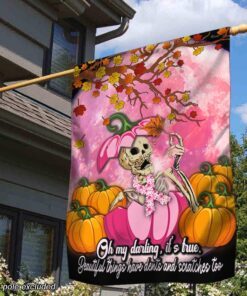 Breast Cancer Awareness Flag Pinky Pumpkin TTY259F