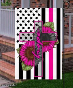 breast cancer awareness flag sunflower hope tty326f 8798