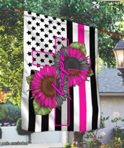 breast cancer awareness flag sunflower hope tty326f 8968