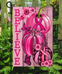 breast cancer awareness pumpkin flag 5382