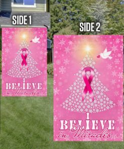 breast cancer flag believe in miracles ntb341f 6402