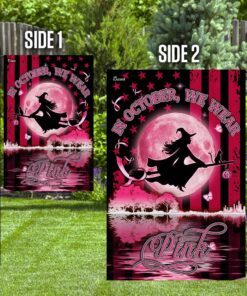 breast cancer in cctober flagwix™ we wear pink flag 6762