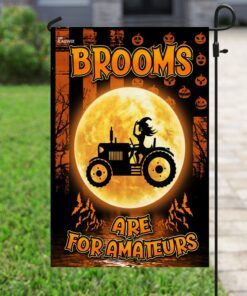 brooms are for amateurs tractor flag 1020
