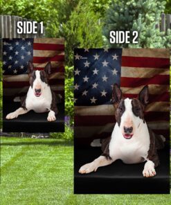 bull terrier american flag 1988