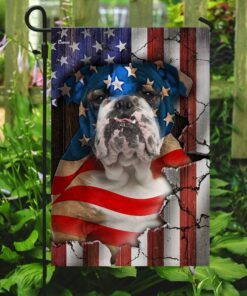 bulldog american flag 3473
