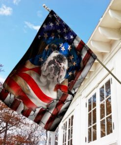 bulldog american flag 6739
