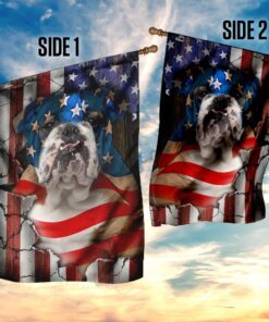 bulldog american flag 6910