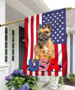 Bulldog Flag Bulldog Lover American Flag TRV1658F