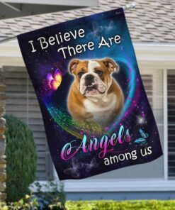 bulldog flag i believe there are angels among us mlh1942f 5254
