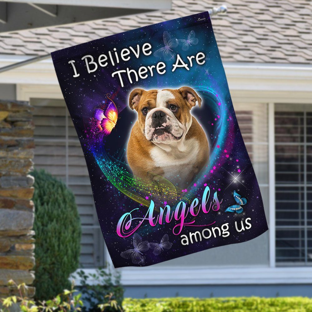 Bulldog Flag I Believe There Are Angels Among Us MLH1942F - Image 2