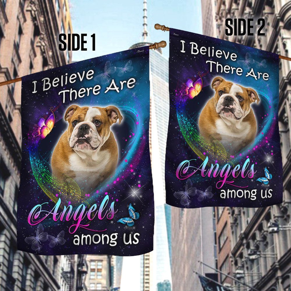 Bulldog Flag I Believe There Are Angels Among Us MLH1942F - Image 3