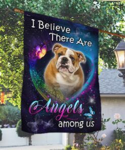 Bulldog Flag I Believe There Are Angels Among Us MLH1942F