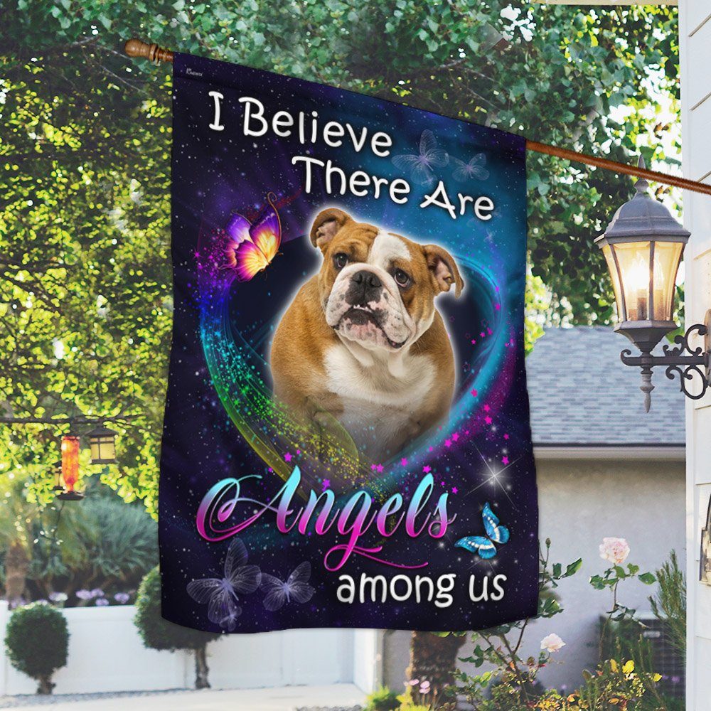 Bulldog Flag I Believe There Are Angels Among Us MLH1942F