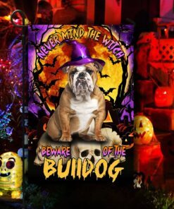 bulldog halloween flag thh3407fv1 1909