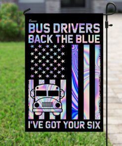 bus drivers back the blue flag 4008
