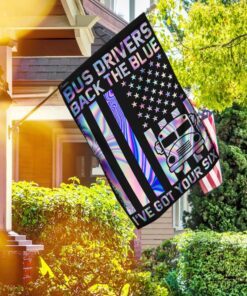 bus drivers back the blue flag 4621