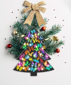 butterfly custom shaped ornament butterfly christmas tree ddh2930o 5168