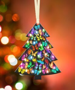 butterfly custom shaped ornament butterfly christmas tree ddh2930o 5862