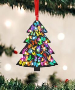 butterfly custom shaped ornament butterfly christmas tree ddh2930o 7235