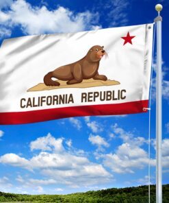 california republic grommet flag sea lion lnt618gf 1512