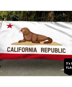 california republic grommet flag sea lion lnt618gf 6675