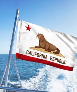 california republic grommet flag sea lion lnt618gf 8798