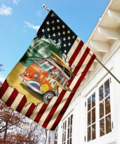 camper van american flag 1918