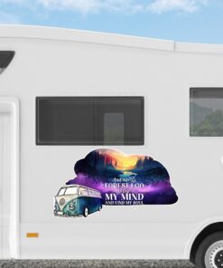 camper van wrap and into the forest i go to lose my mind and find my soul bnt513vw 4824