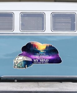 camper van wrap and into the forest i go to lose my mind and find my soul bnt513vw 7272