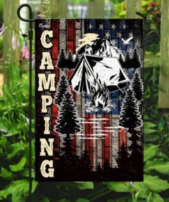camping american flag 6160