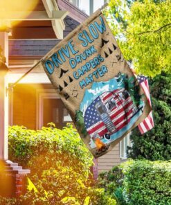camping flag 7879