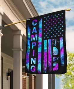 Camping Happy Campers Flag