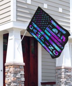 camping happy campers flag 6164