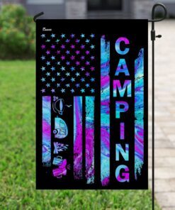 camping happy campers flag 7363