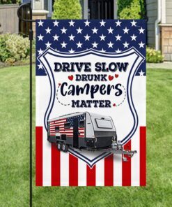 camping trailer flag drive slow drunk campers matter lha1998f 1520