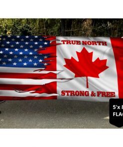 canada and american grommet flag true north strong &amp free mlh1913gfv3 8882
