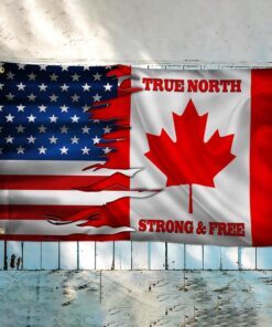 canada and american grommet flag true north strong &amp free mlh1913gfv3 8901