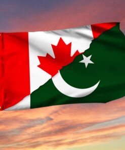 Canada and Pakistan Grommet Flag BNT519GFv9