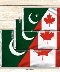 canada and pakistan grommet flag tqn515gf 7735