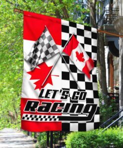 Canada Dirt Track Racing Flag Space LNT137Fv1