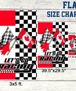 canada dirt track racing flag space lnt137fv1 4588
