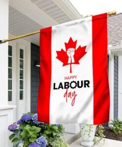 Canada Flag. Happy Labour Day Canada Day LNT432F
